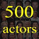 Icon 500 Actors. Game guess the actors.